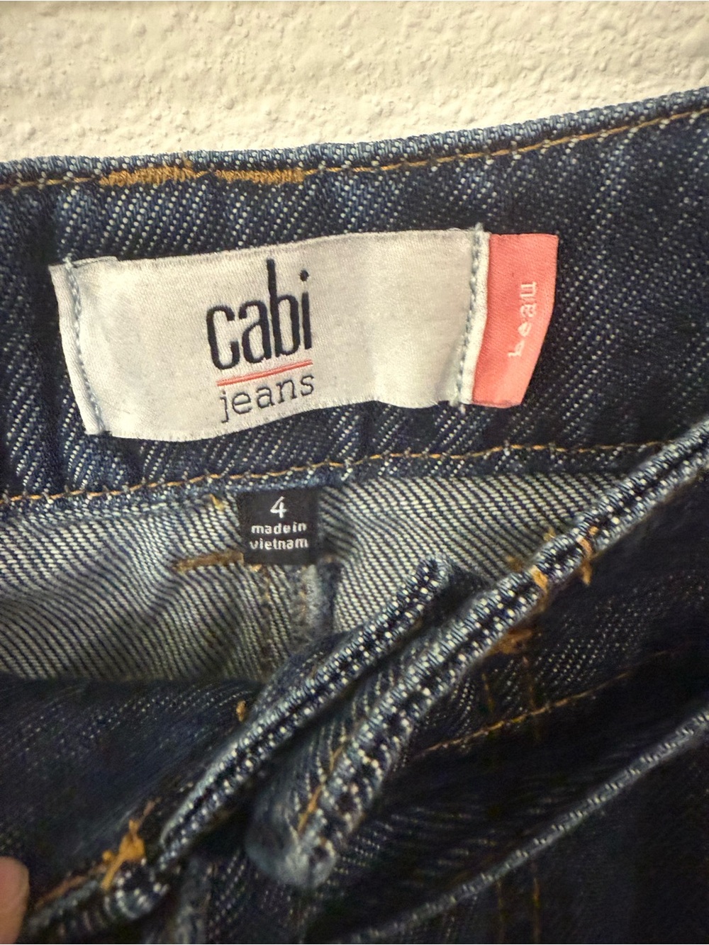 CAbi Beau Dark Indigo Wide Leg Jeans - Picture 3 of 4
